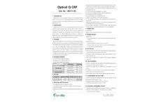 Optical Q - Immunoassay for the Quantitative Determination of CRP - Manual