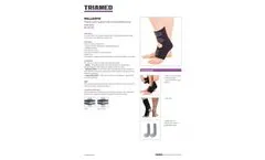 Malleofix - Model SRT 310 - Mobile Ankle Support with Front Fastening and Side Pads - Brochure