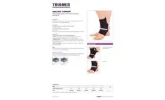 Anklefix Confort - Model SRT 311 - Mobile Ankle Support with Back Fastening - Brochure