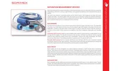 SORIMEX - SpO2 Saturation Sensors - Brochure