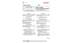 Model STEL3 - Cleaner - Auto Hematology Analyzer for Cleaning and Washing Tubing System - Datasheet