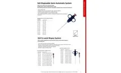 GTA - Model SLB - Disposable Semi-Automatic System - Brochure