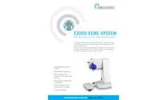 Medispec - Model E2000 - Electrohydraulic Lithotripter - Brochure