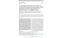 Dual-Antigen Self-Amplifying RNA SARS-Cov-2 Vaccine- Brochure - Brochure