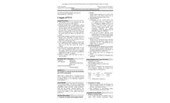 Model Coagpia APTT-N - Activated Partial Thromboplastin Time Kit Datasheet