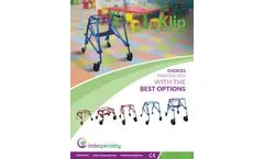 Walking - Klip Posterior Walker - Brochure
