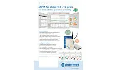 Custo Screen Pediatric - Ambulatory Blood Pressure Monitoring (ABPM) Recorder  Brochure