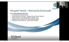 Dr Indira Natarajan webinar – geko VTE prevention acute stroke - Video