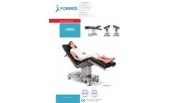 FORMEd - Model Hiro - Treatment Tables Brochure