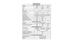 Medical Illumination - Model MI-750 - Surgery Lights - Specifications