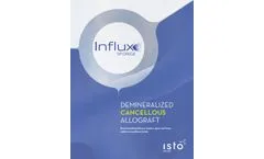 Influx Sponge - Model DBM - Demineralized Bone Matrix - Brochure