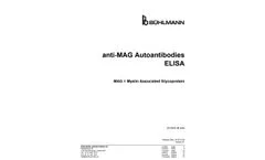 B??HLMANN - Model anti-MAG - Autoantibodies ELISA - Brochure