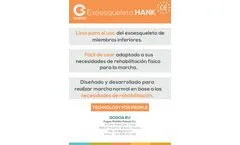 Gogoa - Model HANK - Lower Limb Exoskeleton - Brochure
