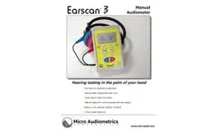 Earscan - Model 3 - Manual Audiometer (ES3M) - Brochure