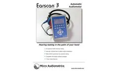 Earscan - Model ES3 - Automatic Threshold Audiometer - Brochure