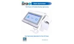 MDSpiro - Model MD6000 - Alpha Spirometer - Brochure