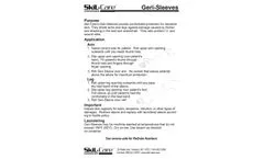 Skil-Care - Geri-Sleeves - Brochure