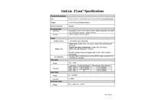 OxSim Flex - Model SpO2 -OX-2 - Simulator (Pulse Oximeter Tester) - Specifcations - Brochure