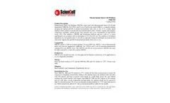 ScienCell - Model 7501 - Mesenchymal Stem Cell Medium - Datasheet