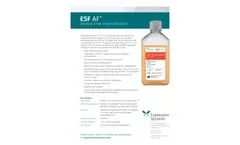 ESF AF Insect Cell Culture Medium,  Animal Free - Brochure
