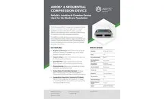 Airos - Model 6 - 6-Chamber Sequential Compression Device for Medicare Population - Brochure