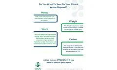 Griff - Model Carton - Cardboard Clinical Waste Container Brochure