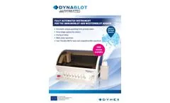DYNABLOT - Model D2144-EC, D2144-E - Fully Automated Instrument for the Immunoblot and Westernblot Assays Brochure