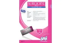 Surgicryl - Model PGA - Absorbable Sutures Datasheet