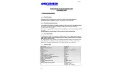 Oscimed - Model 2000 - Cast Saw Manual