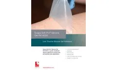 Scapa Soft-Pro - Model RX1423S - Low Trauma Silicone Gel Adhesive Datasheet