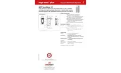 OPHARDT Hygiene - Model IMP T A Touchless XT - Euro Dispenser with Pump Datasheet