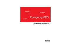 MESA - Model PC-80 B Easy - ECG Monitor Brochure