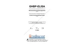 Mediagnost - Model E024 - Growth Hormone Binding Protein (GHBP) ELISA Datasheet