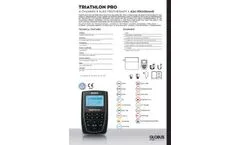 Globus - Model Triathlon Pro - 4 Channels Electrostimulator Datasheet