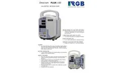Omicrom - Model FLUX 100 - Volumetric Infusion Pump Datasheet