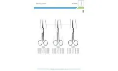 Meister Surgical - Operating Scissors - Standard - Brochure