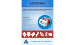CLINISPONGE - Absorbable Haemostatic Gelatin Sponge - Brochure
