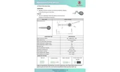Alpha - Model MF01A-N-221-A12 - Membrane Force Sensor - Brochure
