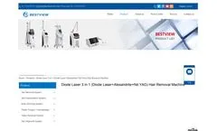 Bestview - Three-Wavelength Diode Laser Hair Removal Machine - Brochure