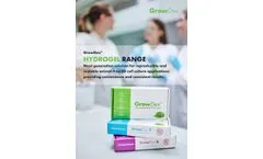 GrowDex Hydrogel Range Brochure