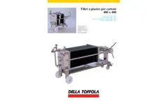 Della Toffola - Sheet Filters  - Brochure