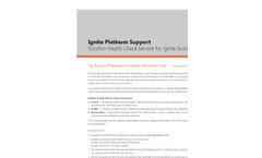 Solution Health Check Brochure