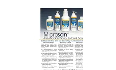 Microsan - Anti-Microbial Soap, Lotion & Sanitizer - Brochure