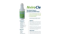 Waterless - Model NviroClean - Fixture Cleaner - Brochure