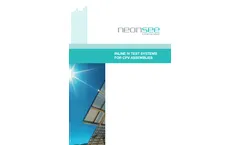 neonsee - Inline IV Test Systems For CPV Assemblies - Brochure