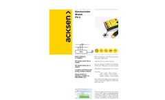 Acksen - Model 5060-T - Personal Voltage Alarm, Wearable Safety Aid Live Alarm - Brochure