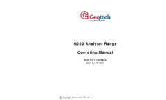 G200-00N N2O Analyzer For Medical Applications - Operational Manual