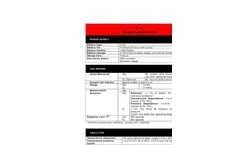G200-00N N2O Analyzer For Medical Applications - Technical Specification