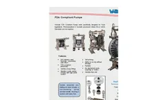 Yamada - Model FDA - Compliant Pumps - Brochure