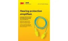 3M E-A-R - Model HA 328-1001 - Flexible Fit Earplug - Brochure